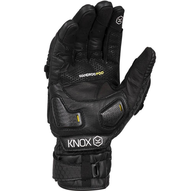Rukavice na motorku Knox Hand Armour Handroid POD All Black Mk5 černé