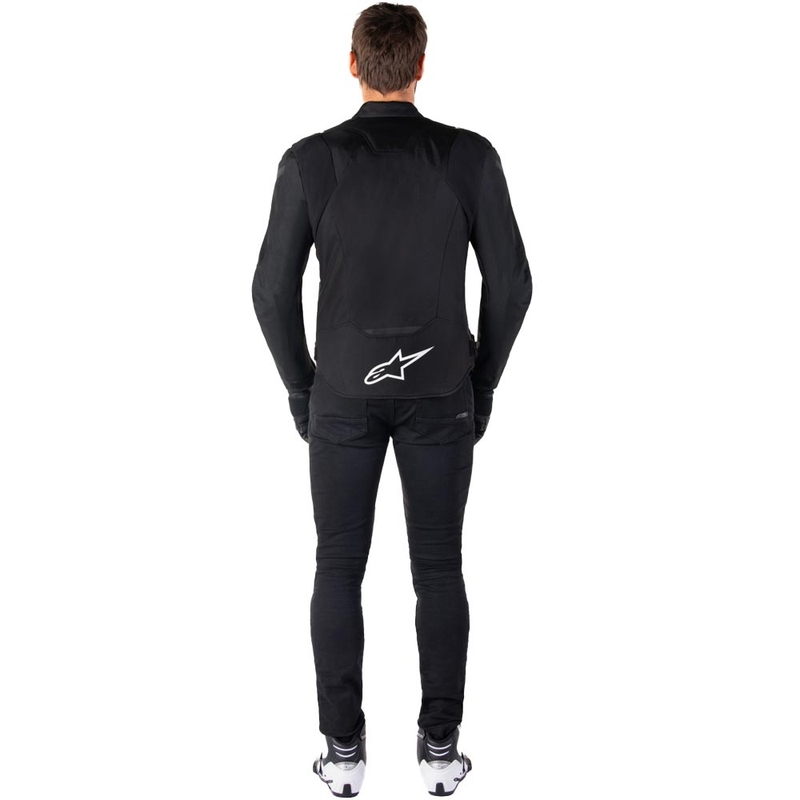Bunda na motorku Alpinestars T-JAWS V4 Waterproof černo-bílá