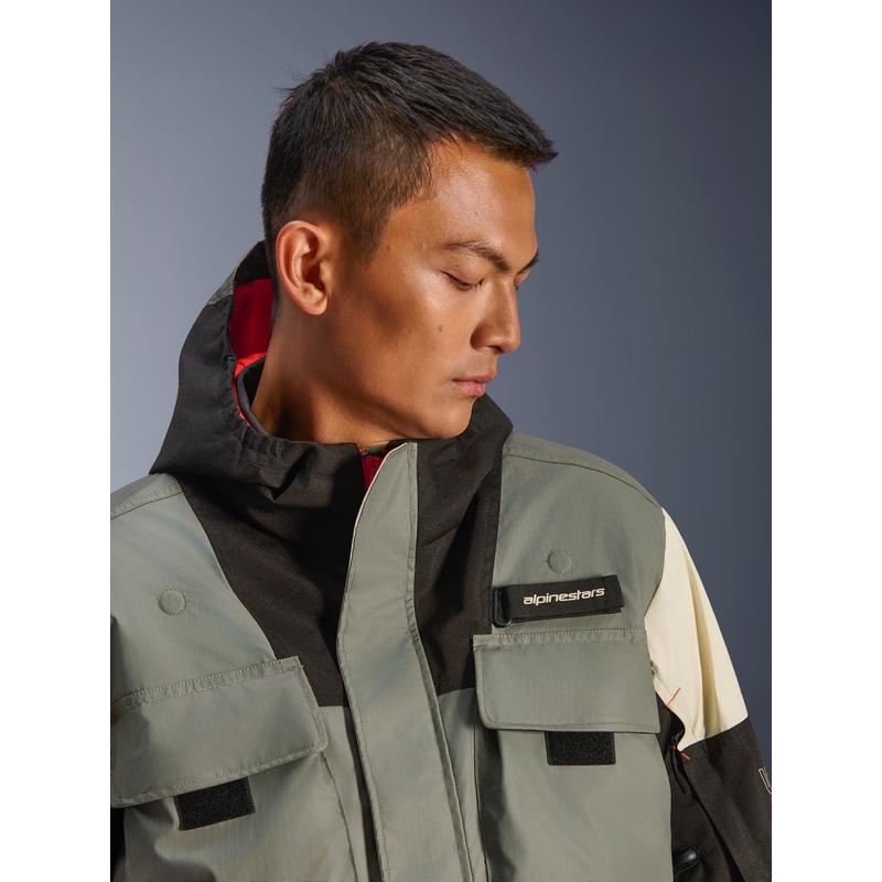 Bunda na motorku Alpinestars Mospher Waterproof šedo-černá