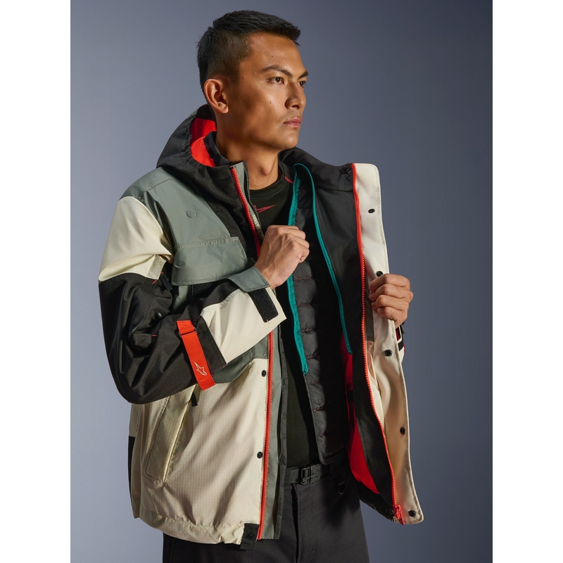 Bunda na motorku Alpinestars Mospher Waterproof šedo-černá