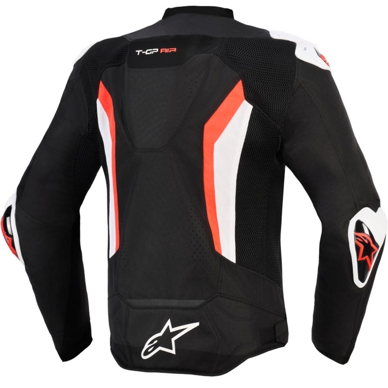 Bunda na motorku Alpinestars T-GP AIR černo-fluo červená