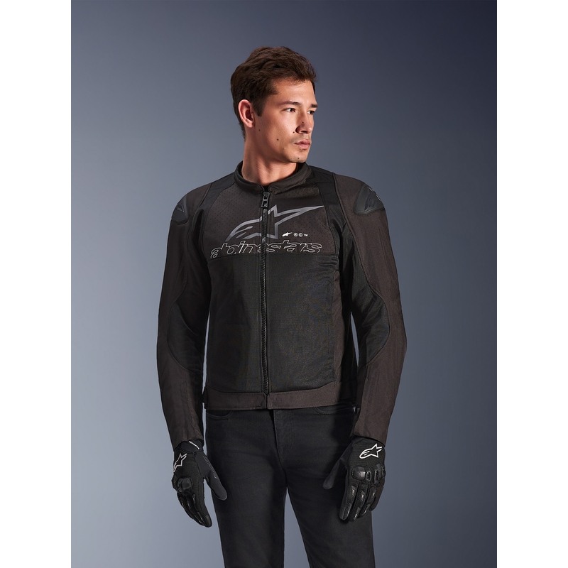 Bunda na motorku Alpinestars SMX Air černo-antracitová