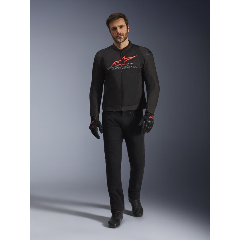 Bunda na motorku Alpinestars SMX Air černo-červeno-bílá
