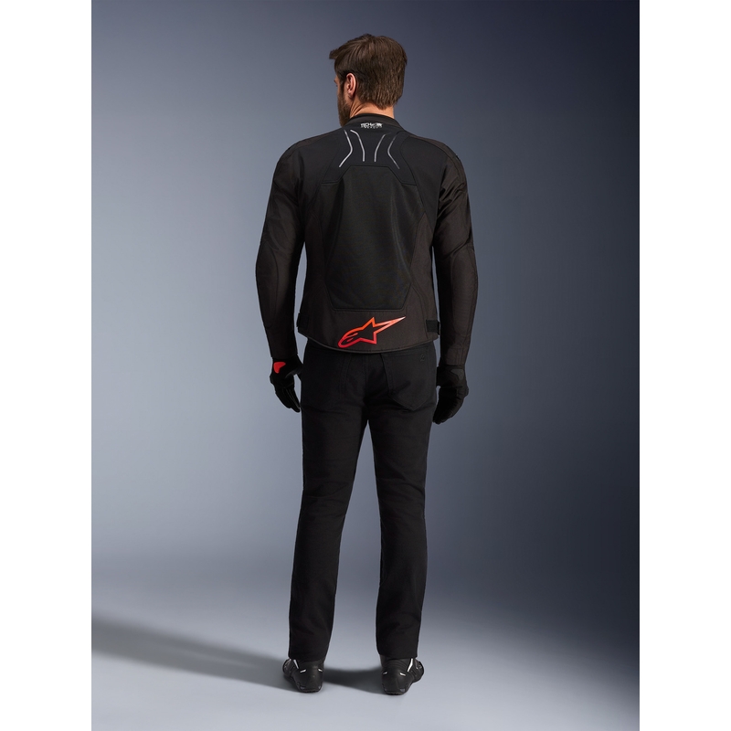 Bunda na motorku Alpinestars SMX Air černo-červeno-bílá
