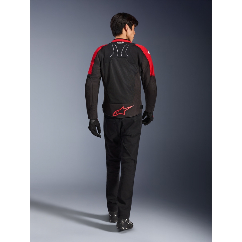 Bunda na motorku Alpinestars SMX Air červeno-černá