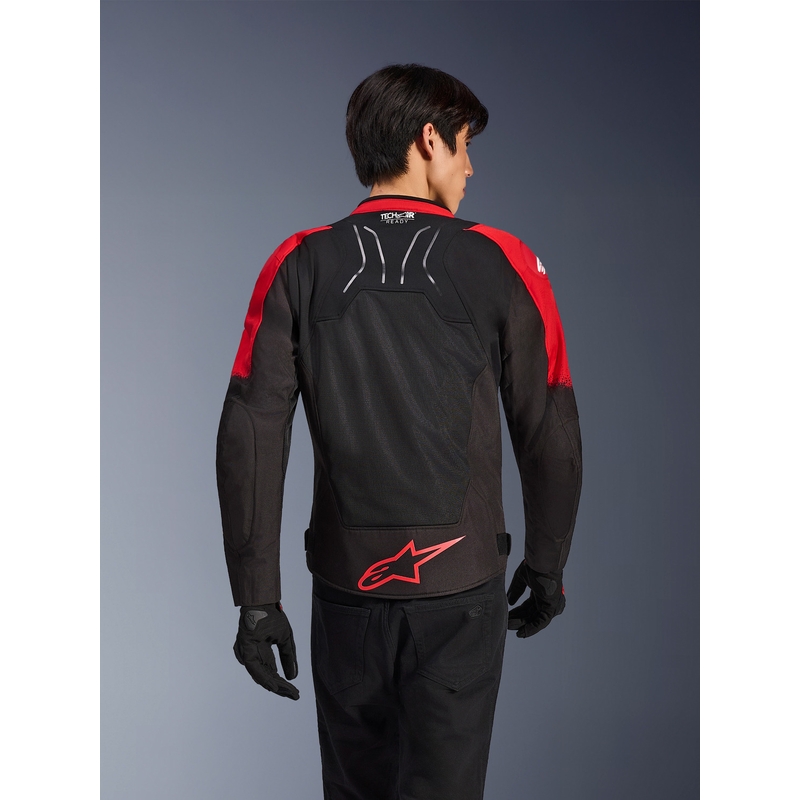 Bunda na motorku Alpinestars SMX Air červeno-černá