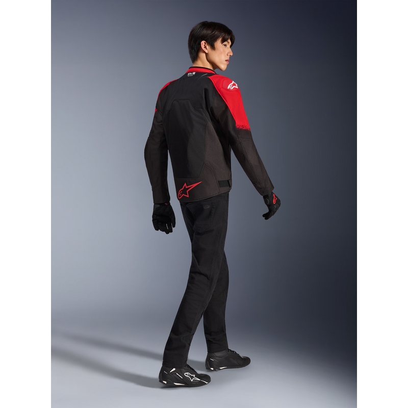 Bunda na motorku Alpinestars SMX Air červeno-černá