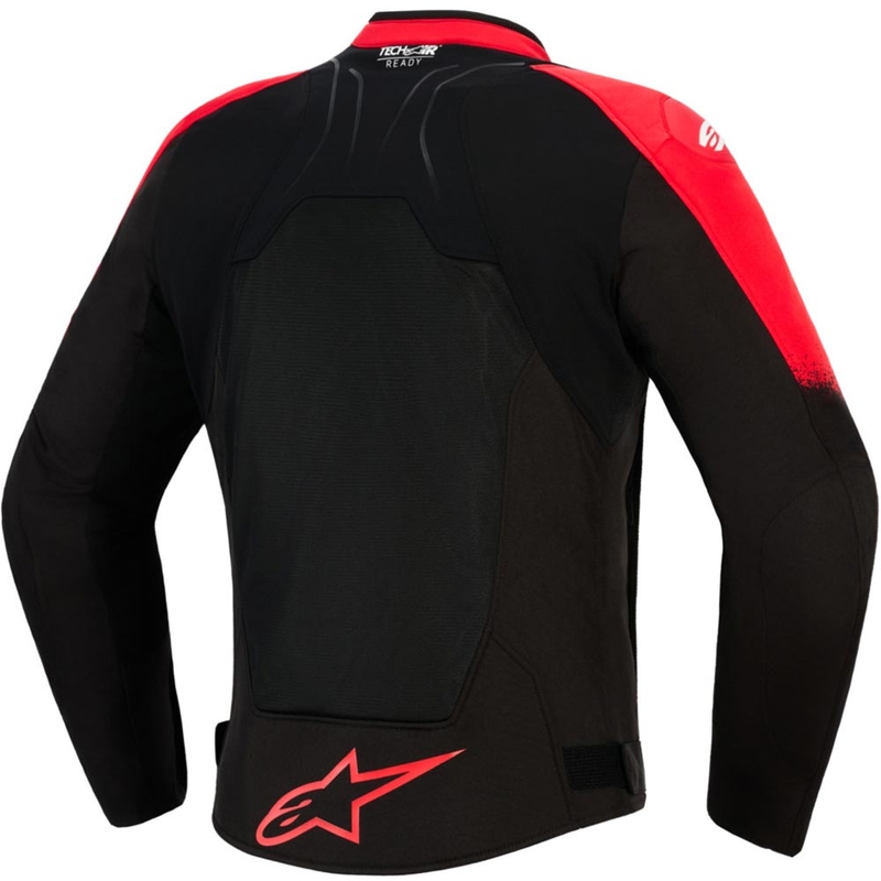 Bunda na motorku Alpinestars SMX Air červeno-černá