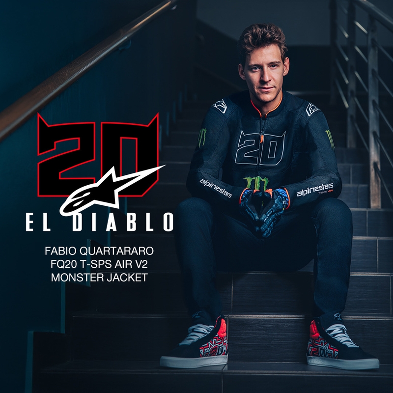 Bunda na motorku Alpinestars T-SPS Air V2 Monster FQ20 kolekce černo-bílá