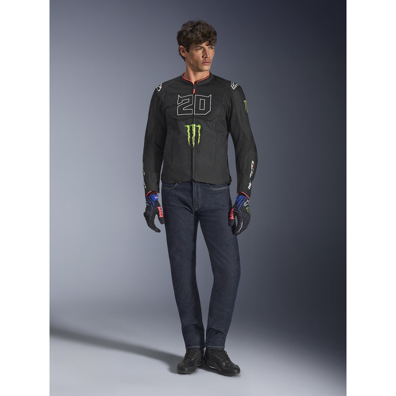 Bunda na motorku Alpinestars T-SPS Air V2 Monster FQ20 kolekce černo-bílá