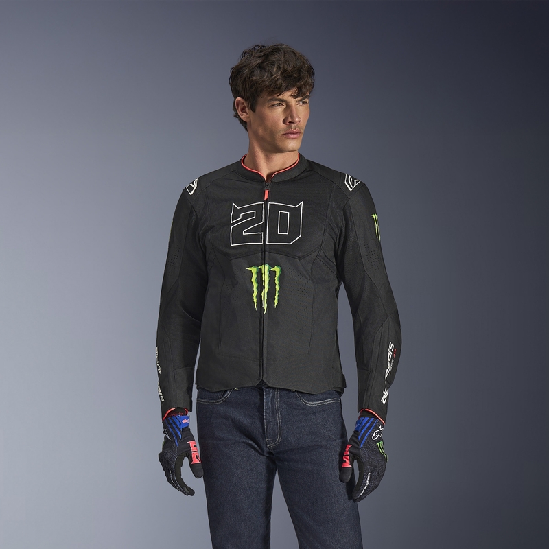 Bunda na motorku Alpinestars T-SPS Air V2 Monster FQ20 kolekce černo-bílá