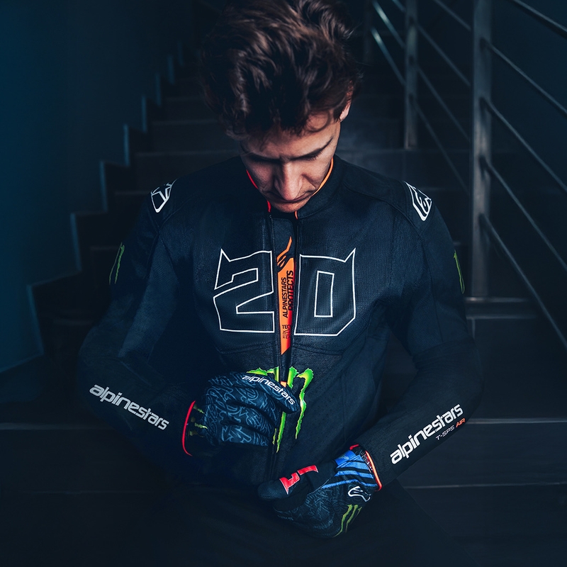Bunda na motorku Alpinestars T-SPS Air V2 Monster FQ20 kolekce černo-bílá