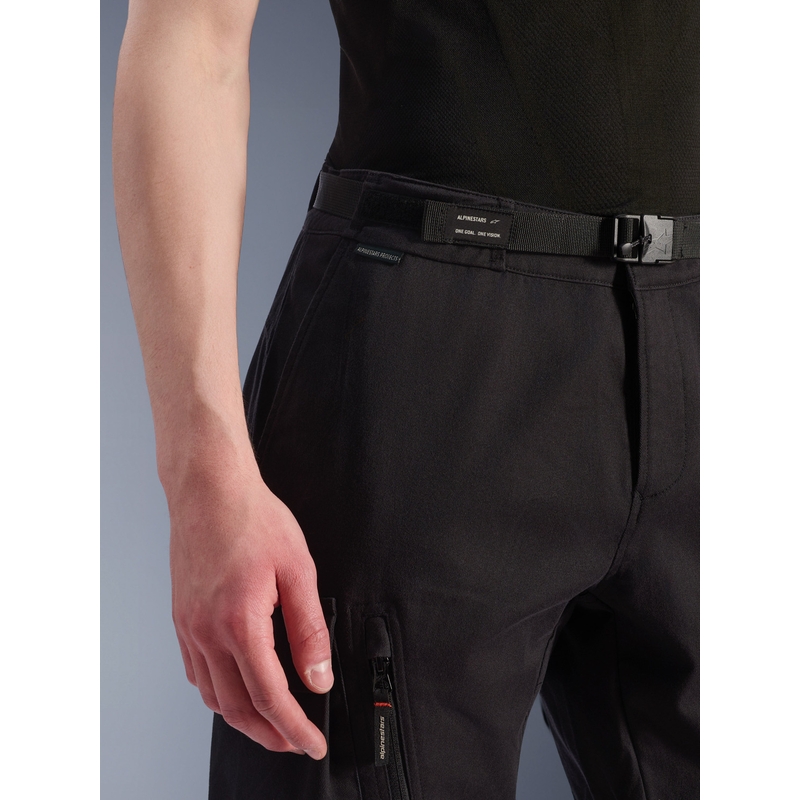 Kalhoty na motorku Alpinestars Flex-AST Cargo černo-černé