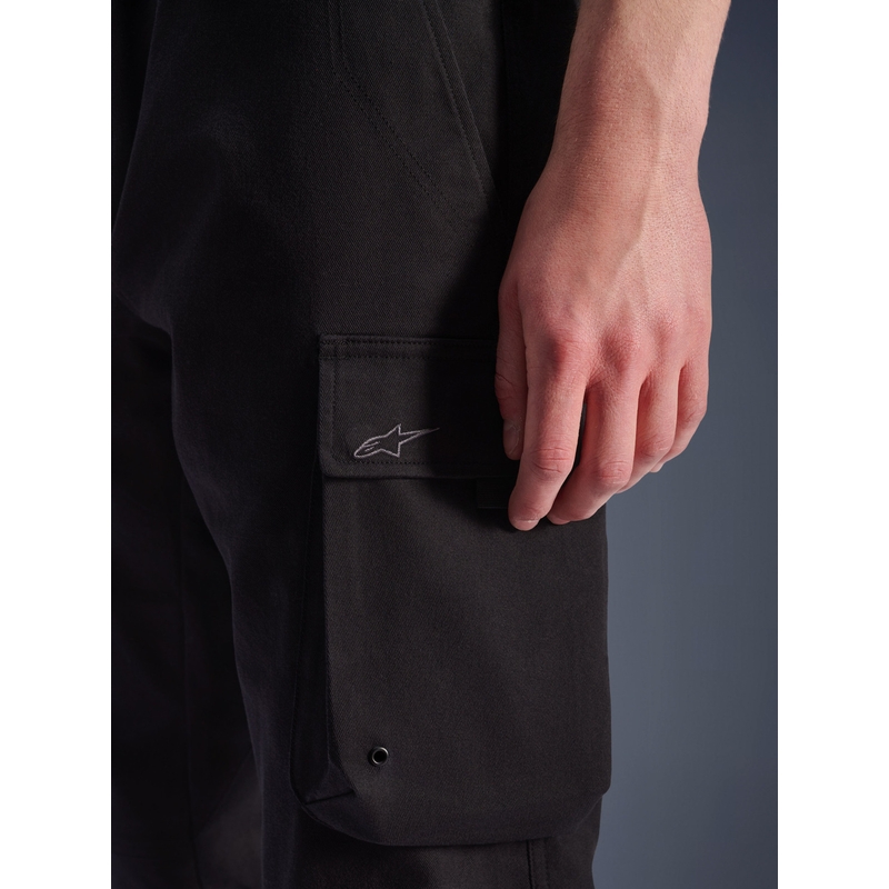 Kalhoty na motorku Alpinestars Flex-AST Cargo černo-černé