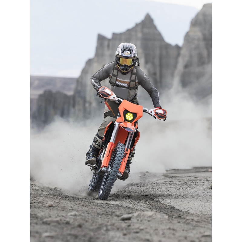 Motokrosový dres Alpinestars Maxdura Dual oranžovo-tmavě modrý