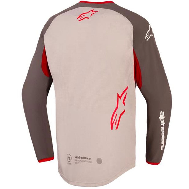 Motokrosový dres Alpinestars Maxdura Dual hnědo-oranžový