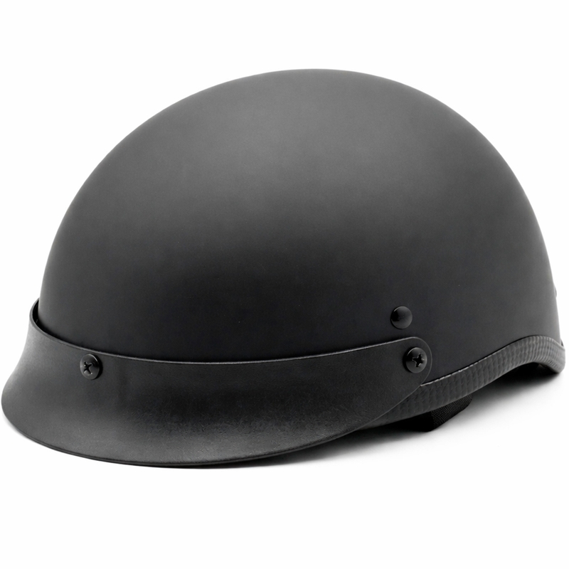 Otevřená helma MotoZem černá