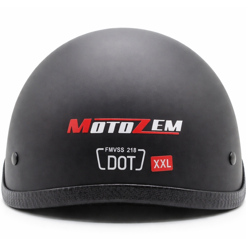 Otevřená helma MotoZem černá