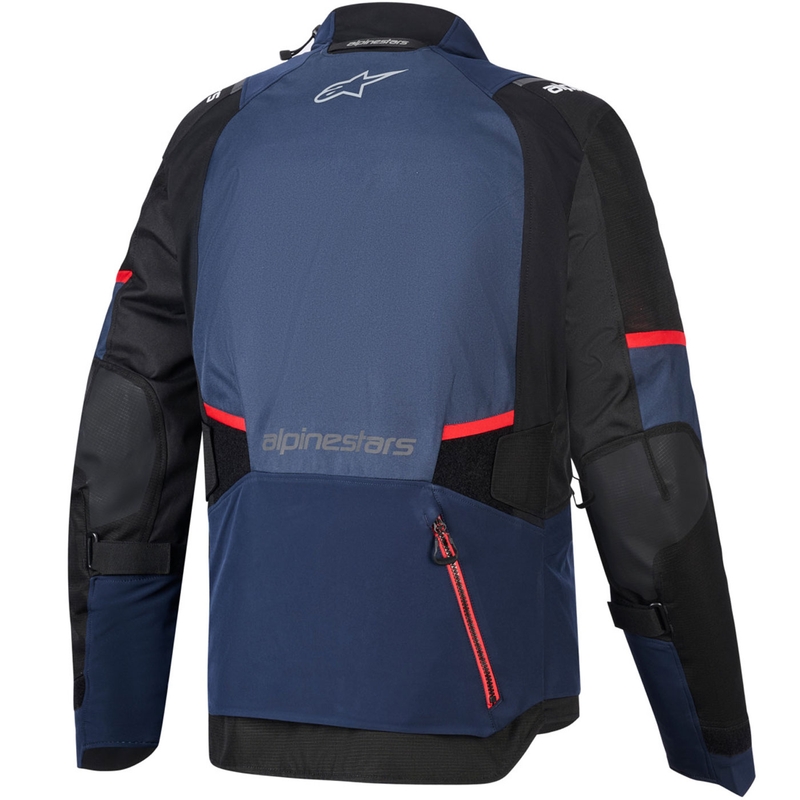 Bunda na motorku Alpinestars Andes V4 Drystar tmavě modro-modro-černá