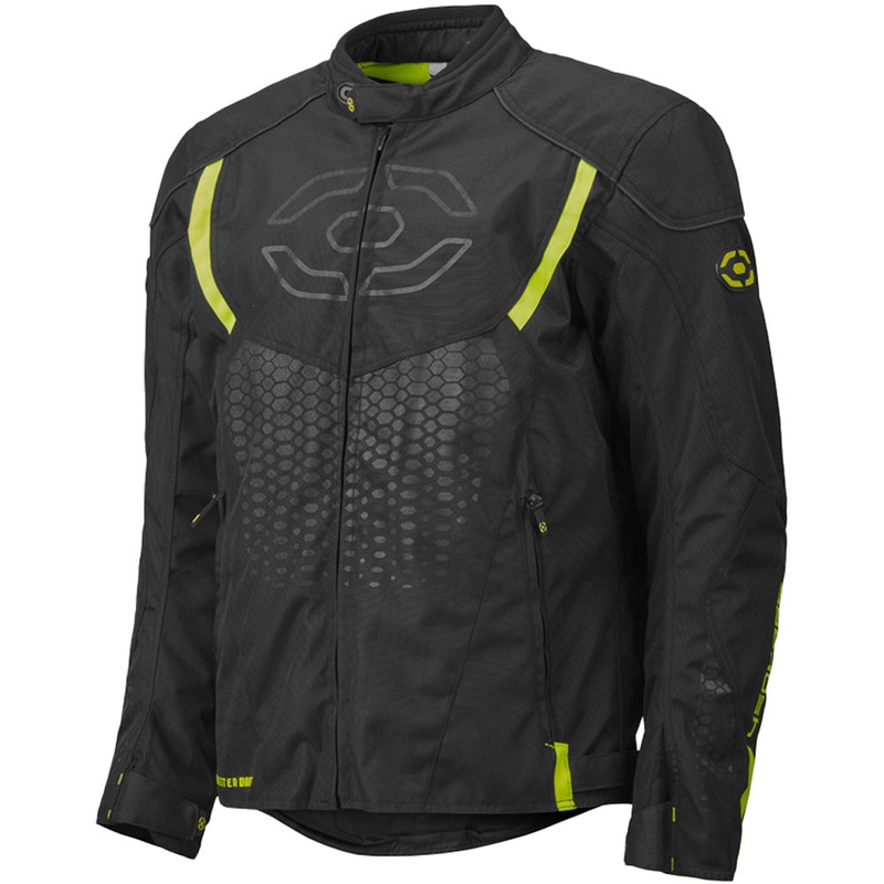 Bunda na motorku 4SQUARE Sportster Dart černo-fluo žlutá