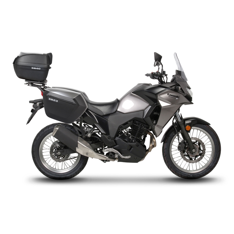 Boční kufry na motorku SHAD SH23 vzhled hliníku