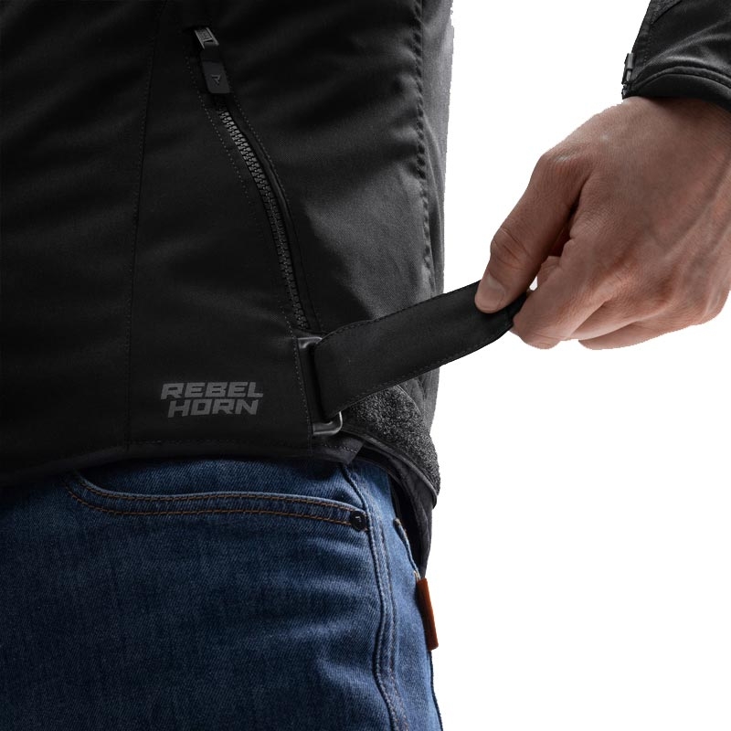Bunda na motorku Rebelhorn Swift černá