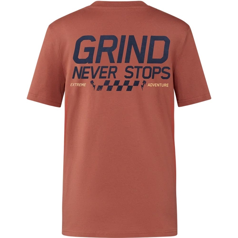 Tričko KTM Red Bull Racing Grind tmavě hnědé