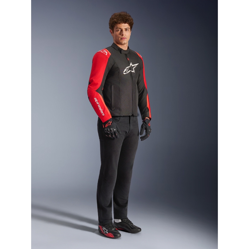 Bunda na motorku Alpinestars T-SPS 2 Waterproof červeno-černo-bílá