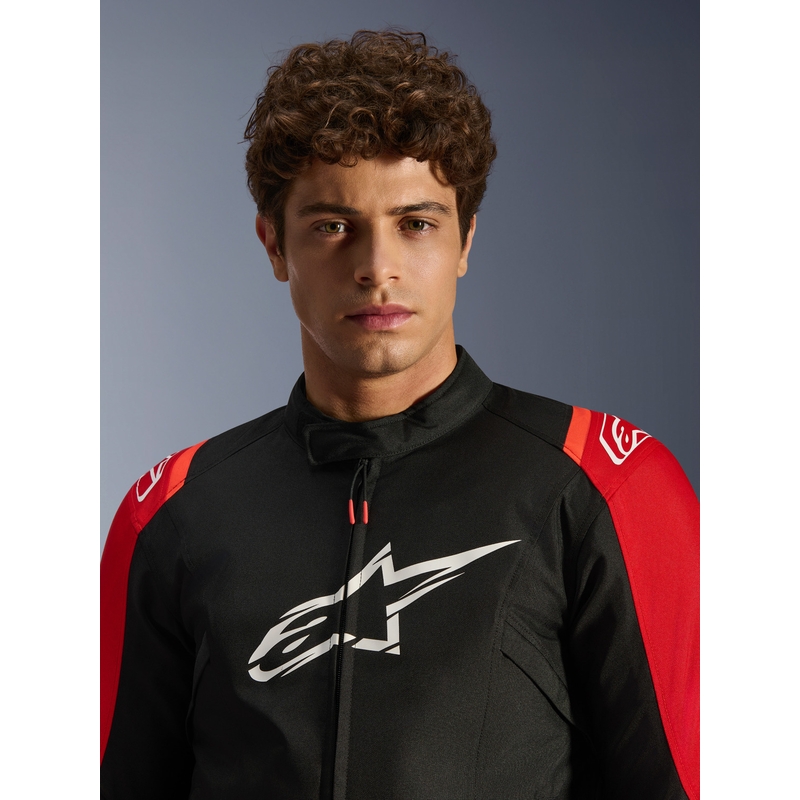 Bunda na motorku Alpinestars T-SPS 2 Waterproof červeno-černo-bílá