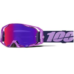 Motokrosové brýle 100% ARmatic Toyoto s fialovým plexi