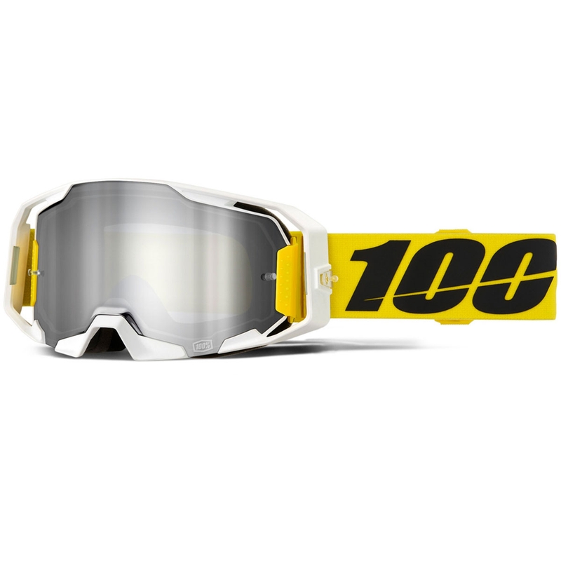 Motokrosové brýle 100% ARmatic Valera se střibrným plexi