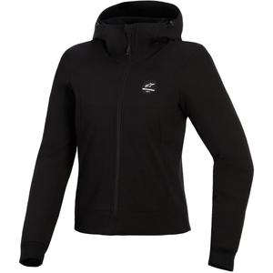 Dámská mikina na motorku Alpinestars Stella Radium Tech Hoodie černá
