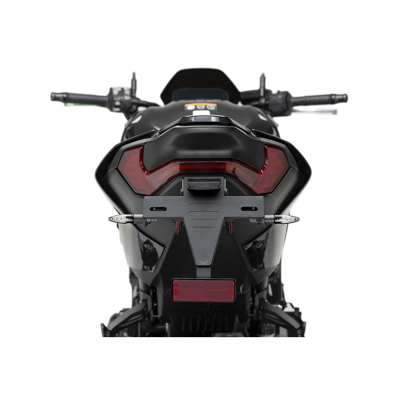 Nastavitelný držák SPZ PUIG černý pro KAWASAKI Z 900 2025-2026, KAWASAKI Z 900 SE 2025