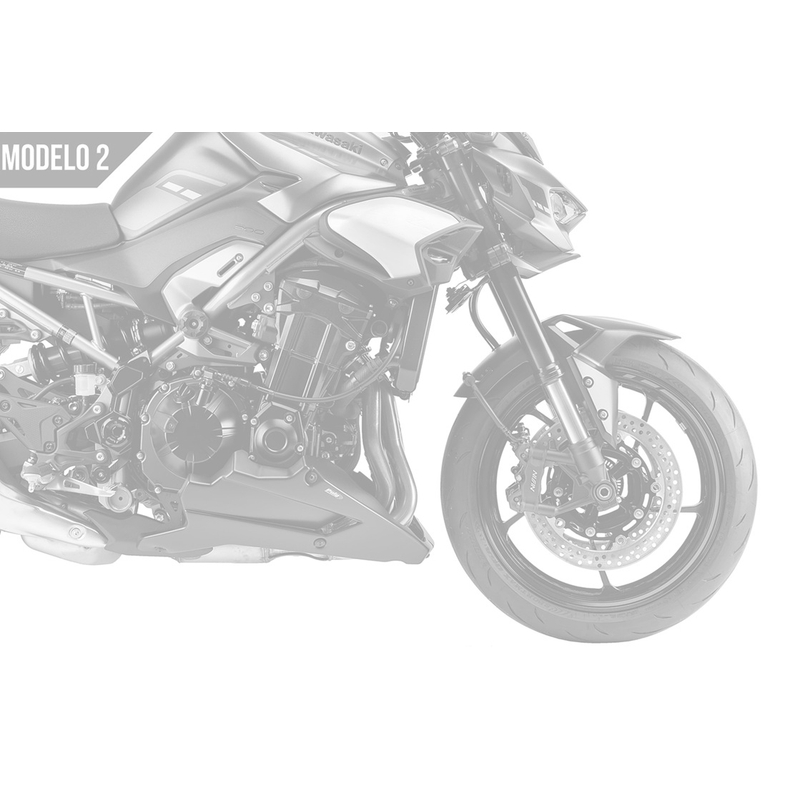 Spoiler motoru PUIG karbonový vzhled včetně samolepek