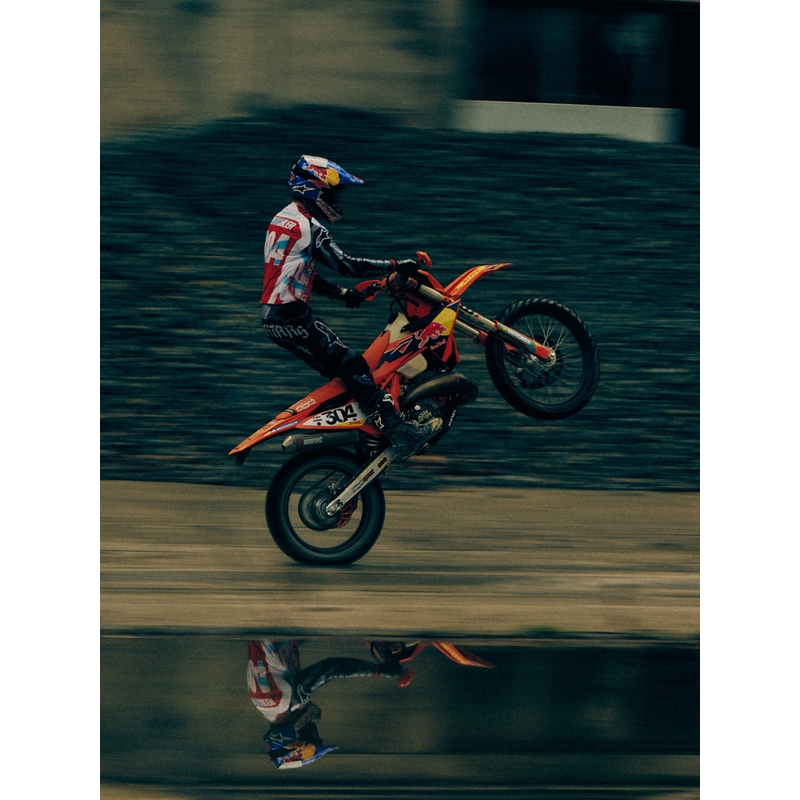 Motokrosový dres Alpinestars Techstar limitovaná edice Beast Coast šedo-černo-oranžový