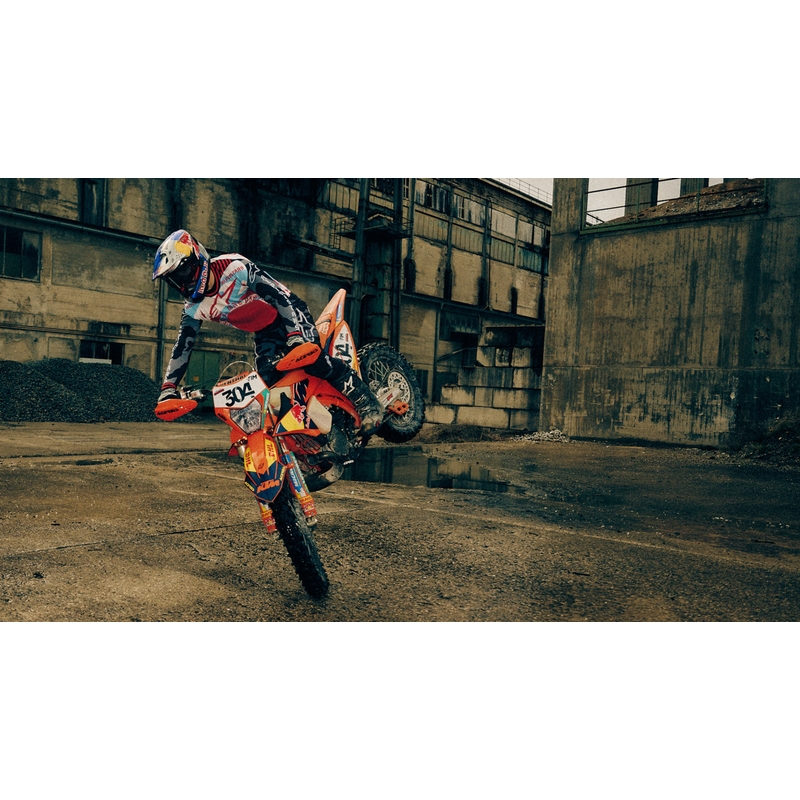 Motokrosový dres Alpinestars Techstar limitovaná edice Beast Coast šedo-černo-oranžový