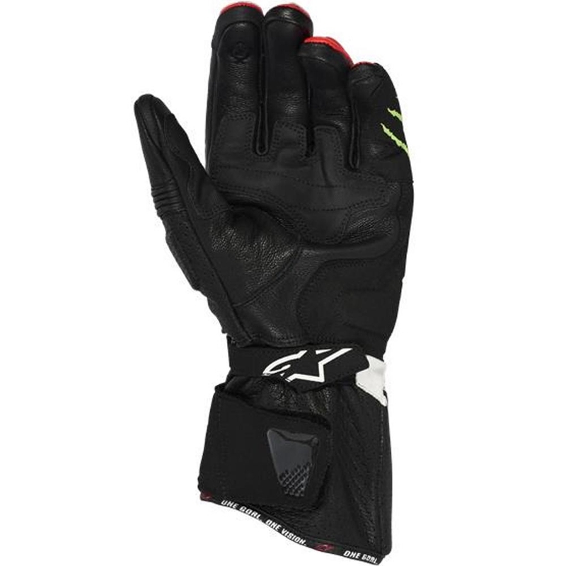 Rukavice na motorku Alpinestars SP-3 FQ20 kolekce černo-fluo červeno-bílé