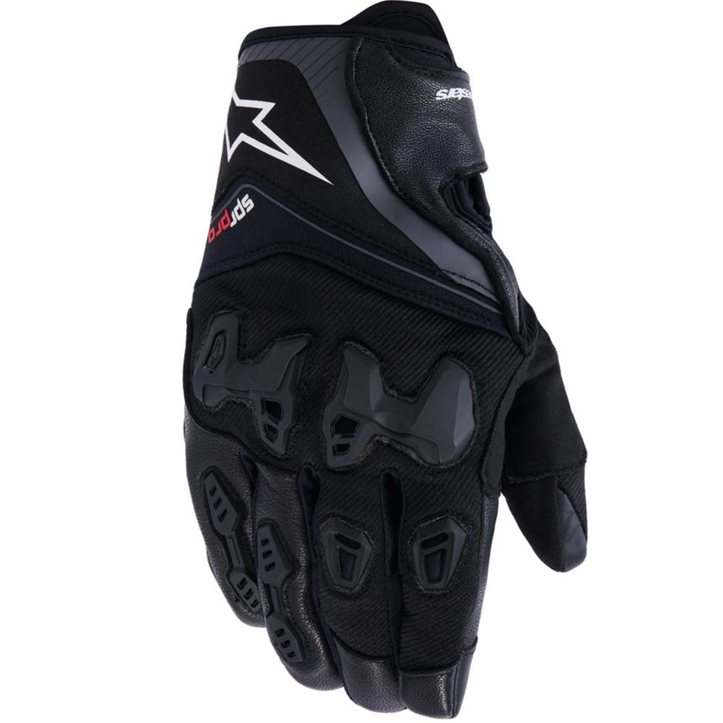 Rukavice na motorku Alpinestars SP-R PRO černo-bílé