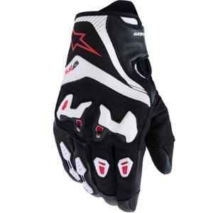 Rukavice na motorku Alpinestars SP-R PRO černo-bílo-červené