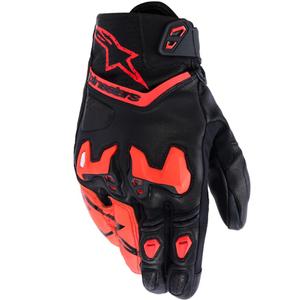 Rukavice na motorku Alpinestars SP-R TECH černo-fluo červené