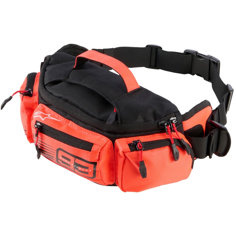 Ledvinka ALPINESTARS MM93 kolekce černo-fluo červená 2.5L