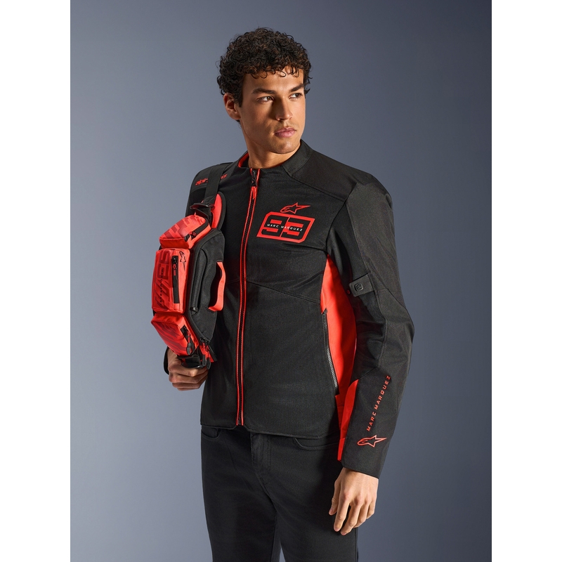 Ledvinka ALPINESTARS MM93 kolekce fluo červeno-červená 2.5L