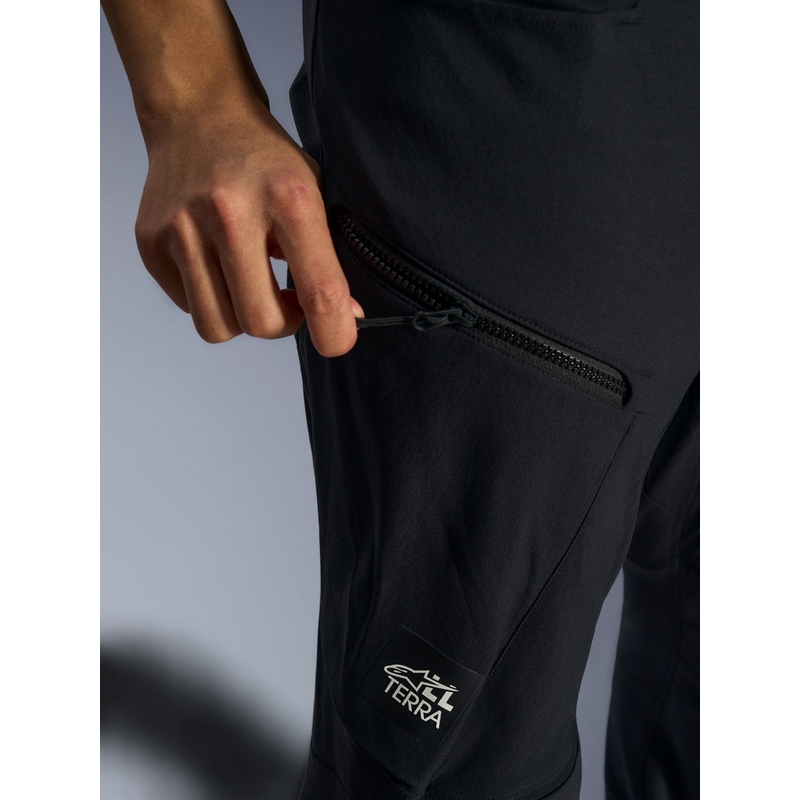 Zkrácené kalhoty na motorku Alpinestars Explore AST černé