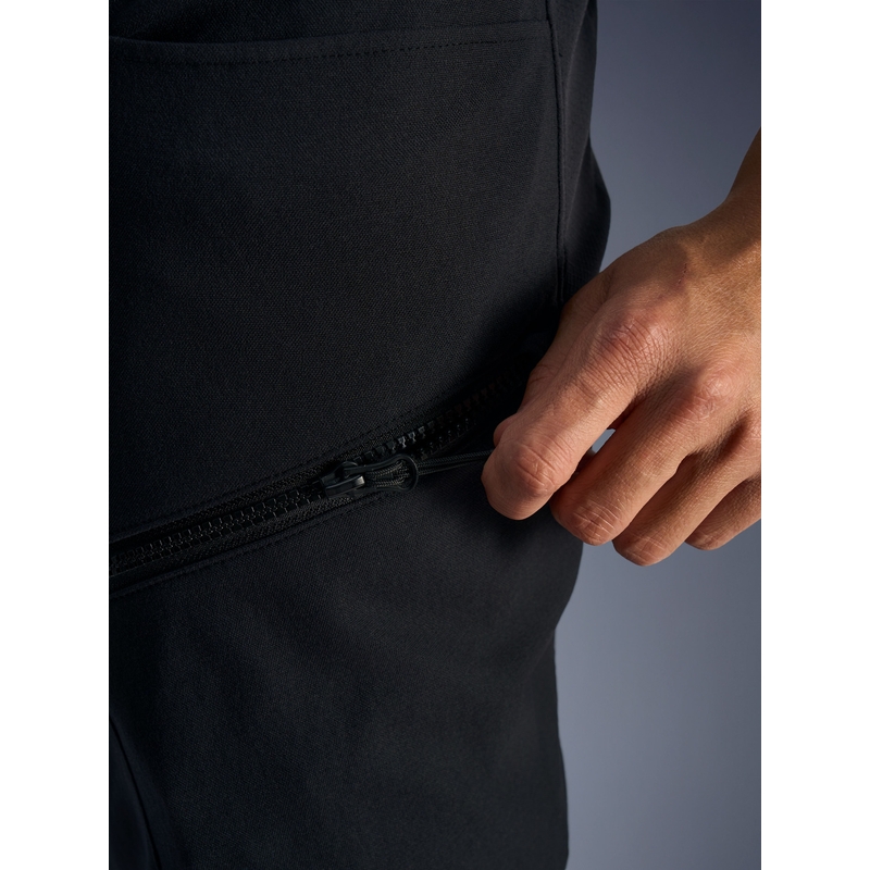 Zkrácené kalhoty na motorku Alpinestars Explore AST černé