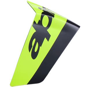 Aerodynamický spoiler pro helmy na motorku Alpinestars Supertech R10 Arius racing profil fluo žluto-černý
