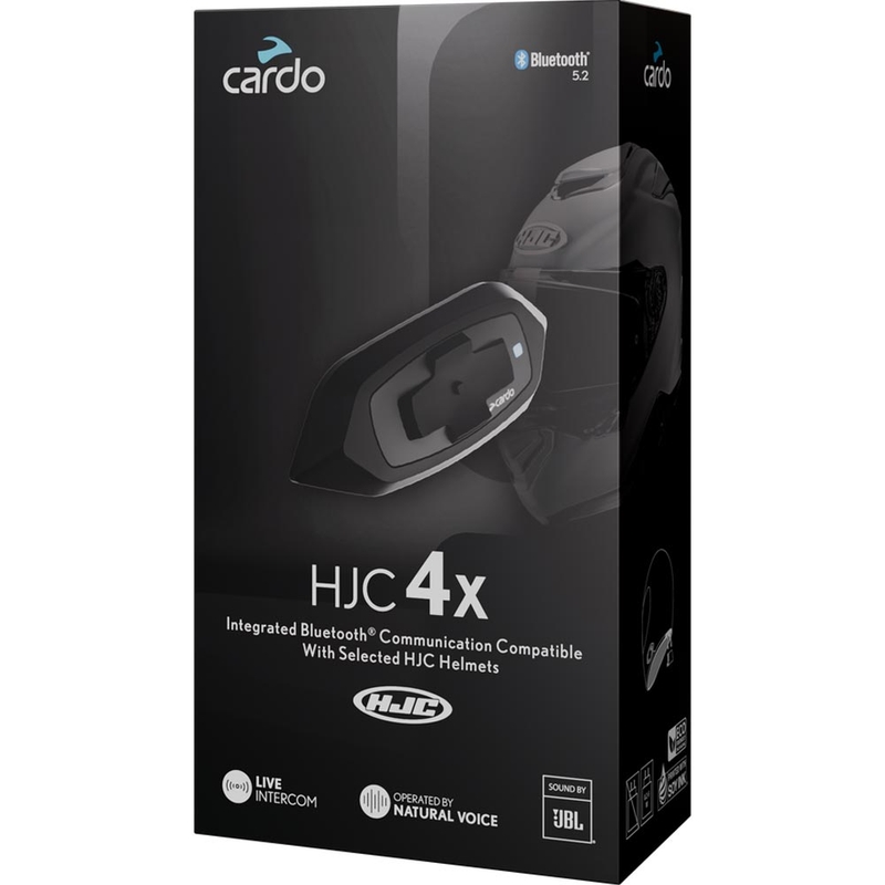 Interkom na motorku Cardo HJC 4X černý