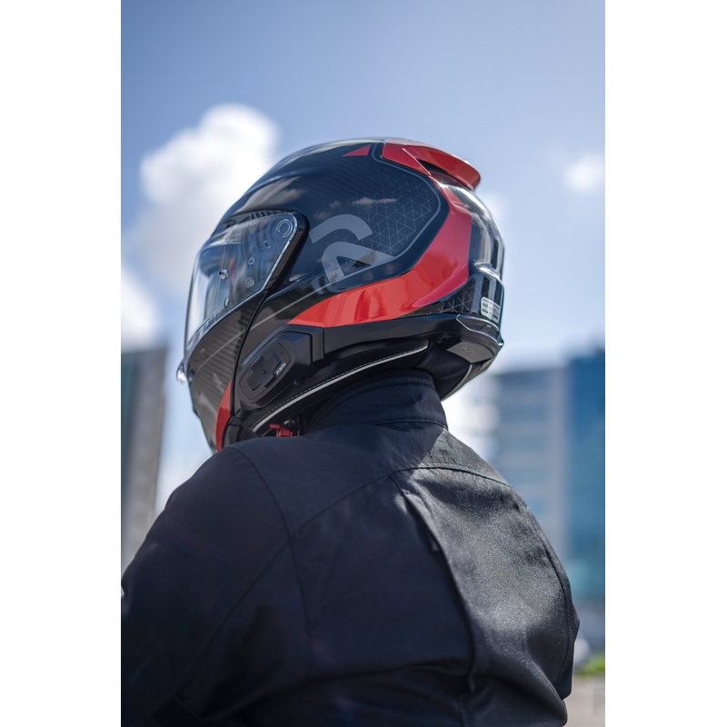 Interkom na motorku Cardo HJC Packtalk černý
