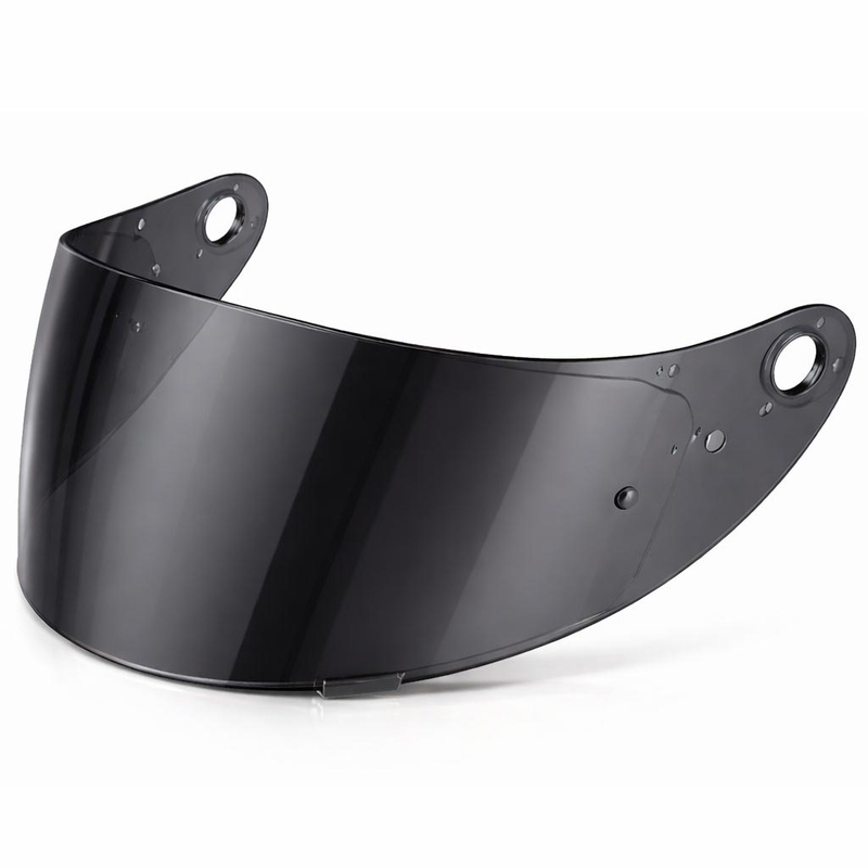 Plexi pro helmy na motorku Cassida Orbit s přípravou pro Pinlock tmavě kouřové
