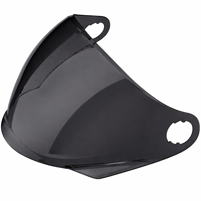 Plexi pro helmy na motorku Cassida Jet Tech 2.0 tmavě kouřové