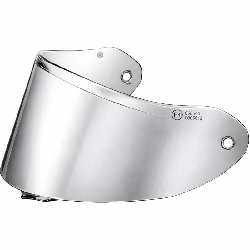 Plexi pro helmy na motorku ZED XD1 s přípravou pro folii FogCity zrcadlové stříbrné